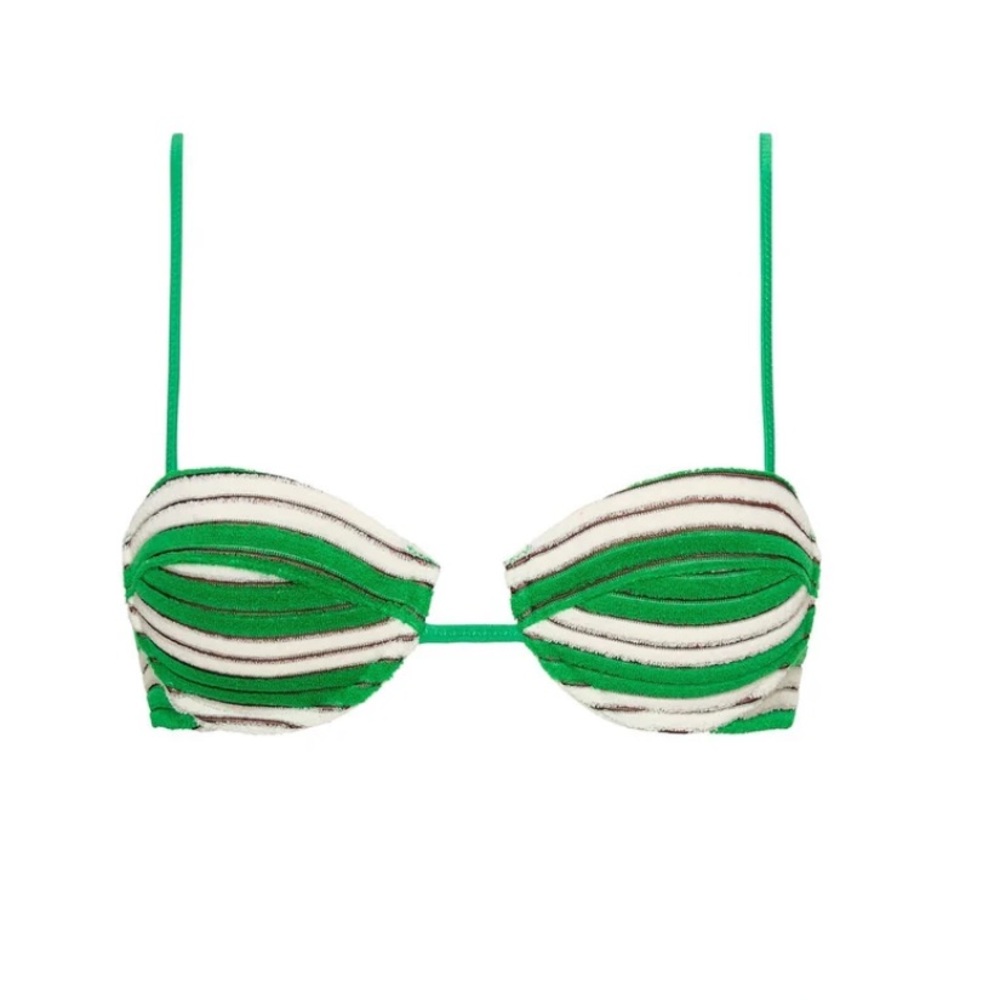 Mala Dunne Triangle Bikini Top - Small +